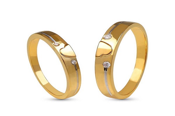 Nhẫn cưới nên mua vàng 14k hay 18k?