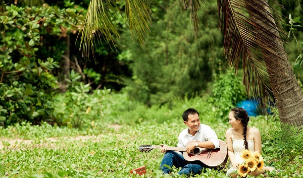 Chụp hình cưới ngoại cảnh tại TPHCM đẹp ở Thảo cầm viên