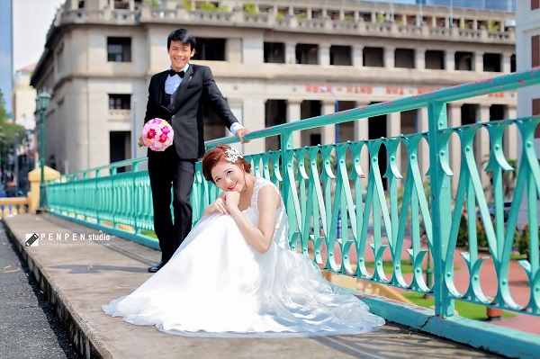 Địa điểm chụp ảnh cưới ngoại cảnh ở TPHCM đẹp ở Cầu Mống